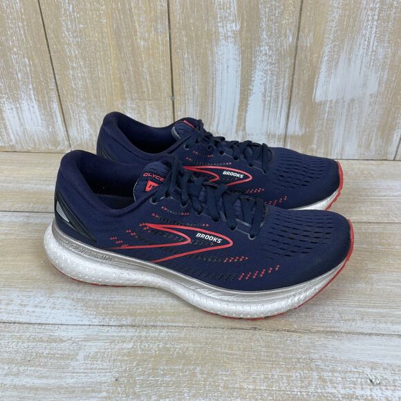 Brooks Glycerin 19 Women's Running Shoes US 9 Navy & Coral Low Top 1203431B472 - Picture 6 of 12